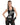 FORTY DEGREES Gürtel mit silberner "PUNK" Schnalle Damen | echt Leder, Made in Italy