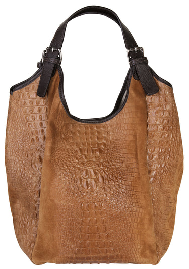 SAMANTHA LOOK Shopper Damen | echt Leder, Made in Italy