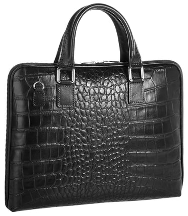 CLUTY Aktentasche Damen | echt Leder, Made in Italy