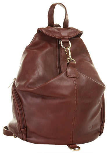 PIKÉ Rucksack Damen | echt Leder, Made in Italy
