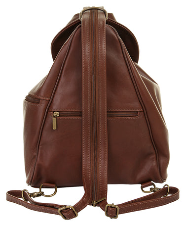 PIKÉ City Rucksack ANNA MARIA Damen | echt Leder, Made in Italy