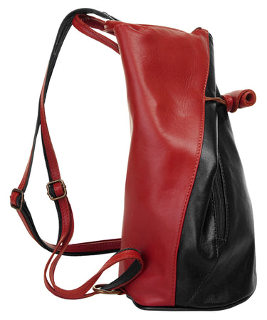 SAMANTHA LOOK Rucksack Damen | echt Leder, Made in Italy