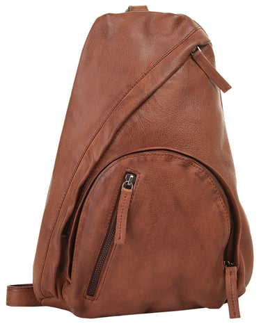 WOUWOU Umhängetasche Damen | echt Leder