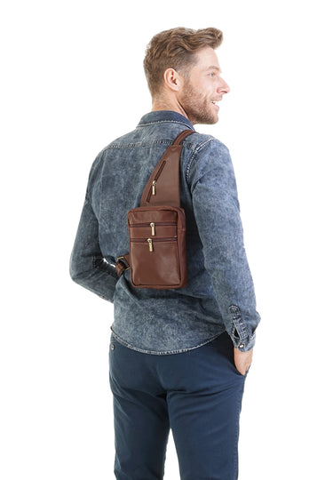 PIKÉ Crossover Bag Damen, Herren | echt Leder, Made in Italy