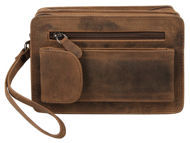 BAGAN Handgelenktasche Herren | echt Leder