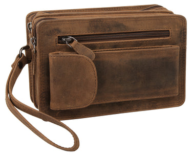 BAGAN Handgelenktasche Herren | echt Leder