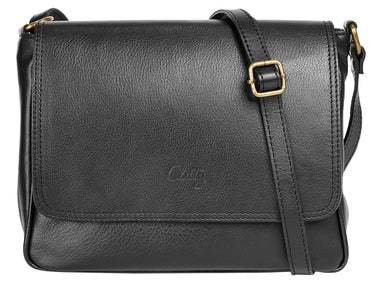 CLUTY Umhängetasche Damen | echt Leder, Made in Italy
