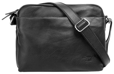 SAMANTHA LOOK Umhängetasche Damen | echt Leder, Made in Italy