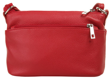 CLUTY Umhängetasche Damen | echt Leder, Made in Italy