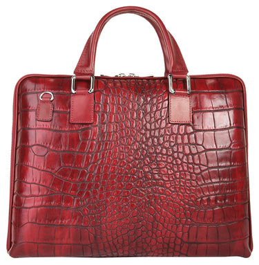 SAMANTHA Businesstasche Damen | echt Leder, Made in Italy