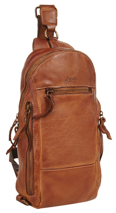 X-ZONE Crossover Bag Herren, Damen | echt Leder, Made in Italy