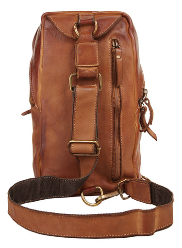 X-ZONE Crossover Bag Herren, Damen | echt Leder, Made in Italy