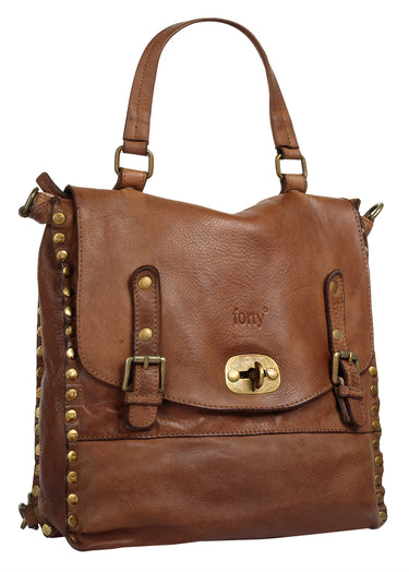 FORTY DEGREES Rucksack Damen | echt Leder, Made in Italy