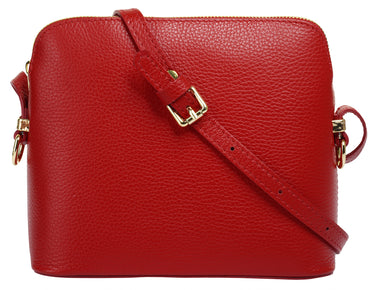CLUTY Umhängetasche Damen | echt Leder, Made in Italy