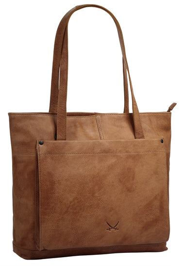 SANSIBAR Shopper Damen | echt Leder