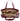 CLUTY Handtasche Damen | echt Leder, Made in Italy