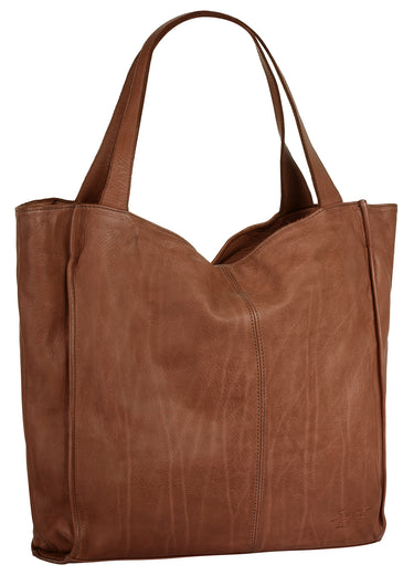 SAMANTHA LOOK Shopper Damen | echt Leder, Made in Italy