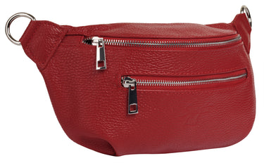 SAMANTHA LOOK Gürteltasche Damen | echt Leder, Made in Italy