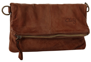 CLUTY Abendtasche Damen | echt Leder, Made in Italy