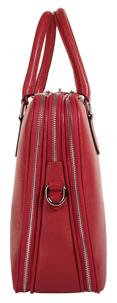 CLUTY Aktentasche Damen | echt Leder, Made in Italy