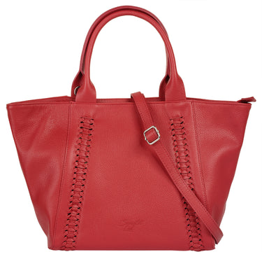 SAMANTHA LOOK Shopper Damen | echt Leder, Made in Italy