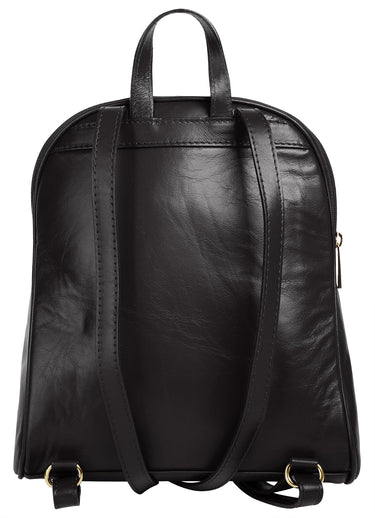 CLUTY City-Rucksack Damen | echt Leder, Made in Italy