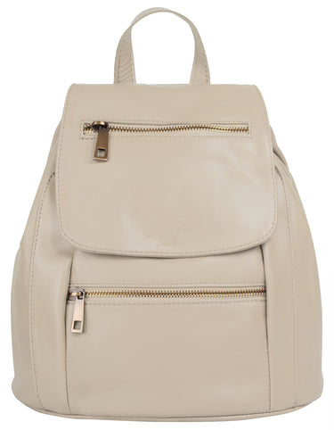 SAMANTHA LOOK City-Rucksack Damen | echt Leder, Made in Italy