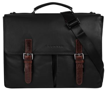 BUGATTI Aktentasche CORSO DELUXE Herren, Damen | echt Leder