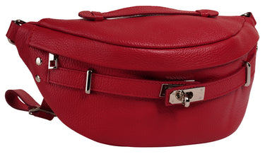 SAMANTHA LOOK Gürteltasche Damen | echt Leder, Made in Italy