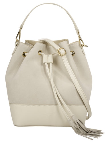 SAMANTHA LOOK Umhängetasche Damen | echt Leder, Made in Italy