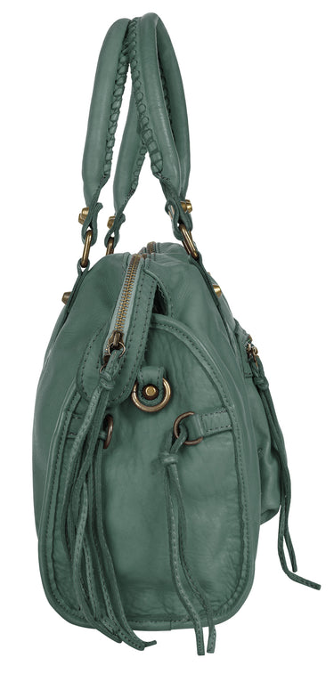 SAMANTHA LOOK Shopper Damen | echt Leder, Made in Italy