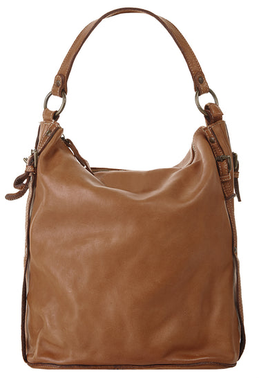 CLUTY Umhängetasche Damen | echt Leder, Made in Italy