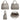 SAMANTHA LOOK Handtasche Damen | echt Leder, Made in Italy, geräumige Henkeltasche mit Smartphonefach