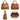 SAMANTHA LOOK Handtasche Damen | echt Leder, Made in Italy, geräumige Henkeltasche mit Smartphonefach