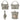 SAMANTHA LOOK Handtasche Damen | echt Leder, Made in Italy