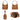 SAMANTHA LOOK Rucksack Damen | echt Leder, Made in Italy