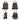 SAMANTHA LOOK Rucksack Damen | echt Leder, Made in Italy