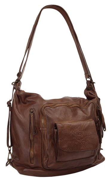 FORTY DEGREES Rucksack Damen | echt Leder, Made in Italy