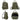 SAMANTHA LOOK Rucksack Damen | echt Leder, Made in Italy