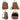 SAMANTHA LOOK Rucksack Damen | echt Leder, Made in Italy