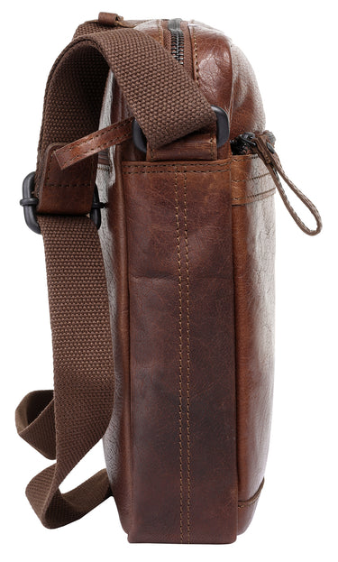 SPIKES & SPARROW Umhängetasche CROSSOVER Herren, Damen | echt Leder
