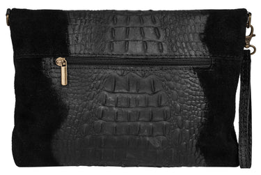 SAMANTHA LOOK Clutch Damen | echt Leder, Made in Italy