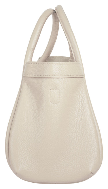 CLUTY Handtasche 2 in 1 Damen | echt Leder, Made in Italy