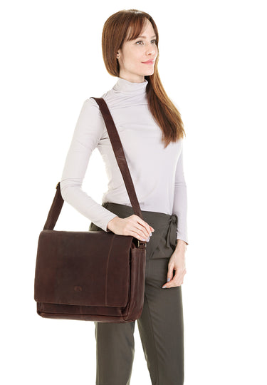 PIKÉ Messenger-Bag Damen, Herren | echt Leder