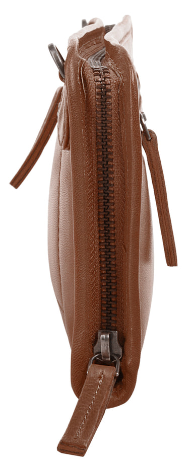 WOUWOU Abendtasche Damen | echt Leder