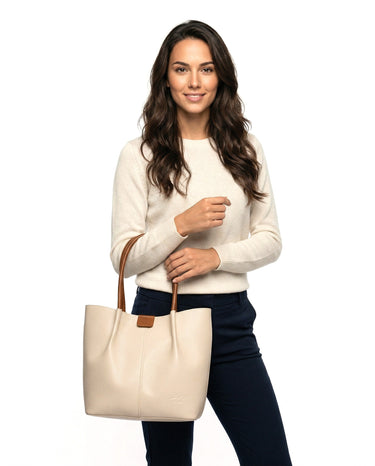 SAMANTHA LOOK Handtasche Damen | echt Leder, Made in Italy