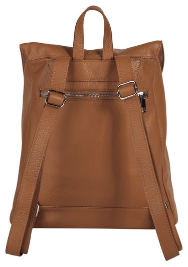 SAMANTHA LOOK Rucksack Damen | echt Leder, Made in Italy