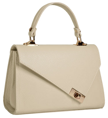 CLUTY Handtasche Damen | echt Leder, Made in Italy