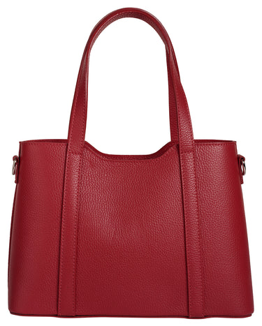 CLUTY Handtasche Damen | echt Leder, Made in Italy