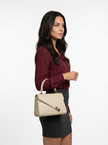 CLUTY Handtasche Damen | echt Leder, Made in Italy